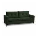 Ver imagem 1 de Sofá Sala de Estar Marselha 210cm 3 Lugares Pés em Metal Linho Verde M1 - Monari Design