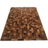 Tapete de Couro Castanho 1,50x2,00 com Bordas - 1