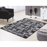 Tapete para Sala Andino 1,00 x 1.50 Antiderrapante A81 Preto - 1