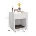 Ver imagem 3 de Mesa de Cabeceira/Cama Pet Preto Em Mdf