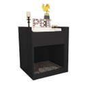 Ver imagem 1 de Mesa de Cabeceira/Cama Pet Preto Em Mdf