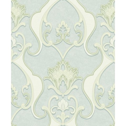 Papel de Parede Wiler Florence - Medalhão Bege