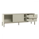 Ver imagem 3 de Rack para Tv até 60 Polegadas Industrial Dior Off White - Olivar Móveis