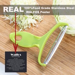 Descascador Walfos, Descascador Vegetais Aço Inoxidável, Ralador para Salada, Fatiador de Batata. - 7