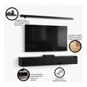 Ver imagem 4 de Painel para TV Argon 120cm MDP com Prateleira Aérea Preto