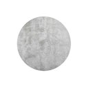 Ver imagem 1 de Tapete Redondo 0,80cm Quarto Sala Escritório Pelo Macio.:prata