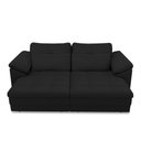Ver imagem 6 de Sofá Retrátil Elétrico Sala de Estar Nolan Bipartido 175cm Conforto Premium em Couro Preto G58 - Gra