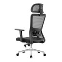 Ver imagem 4 de Cadeira Presidente Ergonômica Muv Ergo Tela Mesh Apoio de Cabeça Braços Ajustáveis
