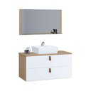 Ver imagem 2 de Conjunto Gabinete de Banheiro Berlim 80 Cm