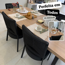 Ver imagem 3 de Jogo 6 Cadeiras de Alumínio Corda Sintética Assento 50cm Alt Preto