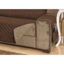 Ver imagem 2 de Protetor de Sofá Manu 3 Lugares Dupla Face Tabaco/Cáqui