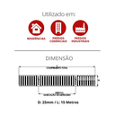 Ver imagem 3 de Eletrodutos Corrugado Durínflex Pvc Antichamas 25mm X 15 Metros Amarelo Durín
