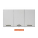 Ver imagem 4 de Armário Aéreo 120 Cm 3 Portas São Luis Valdemóveis Branco