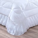 Ver imagem 3 de Colcha Casal Queen Coleção Charme Renda 04 Peças - Branco