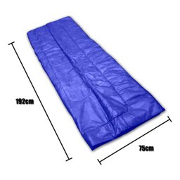 Kit 2 Sacos de Dormir FA Colchões Colchonete Acampamento Camping Solteiro 192x75cm Azul 8161 - 2