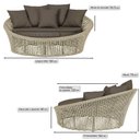 Ver imagem 4 de Chaise Hungria Pintura Marrom Corda Náutica E9 Trama Rami