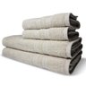 Jogo de Toalhas Itália Soft 4 Pçs - 2 Banho e 2 Rosto 430g/m² 100% Algodão - Bege - 1