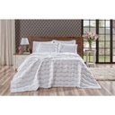 Ver imagem 1 de Cobre Leito Versales Casal Queen Bordado Branco