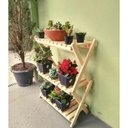 Ver imagem 3 de Porta Sapatos Pinus Sanfonada Trelça Cor Natural