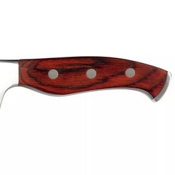 Faca do chef  8" em Aco inox e cabo de madeira embalagem para presente - 2