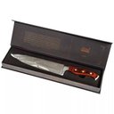 Ver imagem 3 de Faca do chef 8" em Aco inox e cabo de madeira embalagem para presente