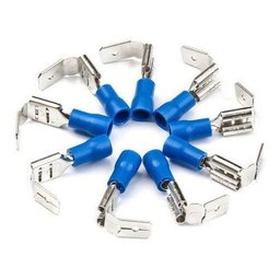 1000un Kit Terminal Hermafrodita Macho Fêmea 1,5 2,5mm Azul - 7