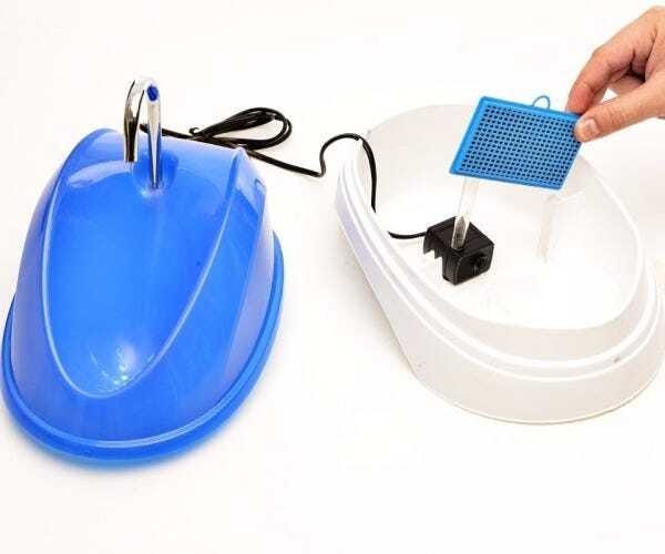 Fonte Bebedouro Automático Gatos Truqys Água Corrente - Vermelho - 220V - 3