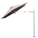 Ver imagem 3 de Ombrelone Lateral Marrom - 2,70m de Diâmetro - em Alumínio - para Fixação no Piso - Persianet