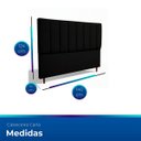 Ver imagem 5 de Cabeceira Estofada Moderna e Elegante para Cama de Casal 140 Carla Linho