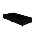 Ver imagem 1 de Base Box Solteiro Preto Suede 88x188