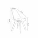 Ver imagem 2 de Kit 2 Cadeiras Moderna Leda Rivatti