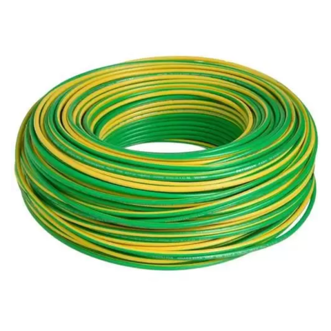 Cabo Flexível 750v 4mm² Rolo 100 Metros Verde/amarelo Corfio