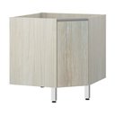 Ver imagem 1 de Balcão Sem Tampo Canto Diagonal Luciane Lis Legno Crema