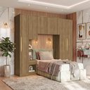 Ver imagem 1 de Quarto Modulado Adapt 7 Portas 1 Gaveta MDP 246cm Kappesberg