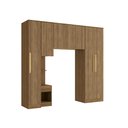Ver imagem 7 de Quarto Modulado Adapt 7 Portas 1 Gaveta MDP 246cm Kappesberg