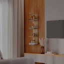 Ver imagem 4 de Torre de Prateleira Carvalho Estante Multiuso Sala Quarto