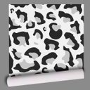 Ver imagem 2 de Papel de Parede Animal Print  Manchas Cinza e Preto-60x300cm