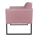 Ver imagem 5 de Kit 1 Namoradeira e 2 Poltronas Marisa Suede Preto Rose