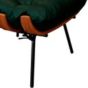 Ver imagem 4 de Puff Decorativo Laura 65cm Couro Verde - Sallar Home