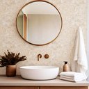 Ver imagem 4 de Papel de Parede Lavavel para Banheiro Cozinha Revestimento Silestone Crema Minerva Tacolado 0,58 X 1