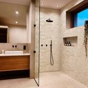 Ver imagem 1 de Papel de Parede Lavavel para Banheiro Cozinha Revestimento Silestone Crema Minerva Tacolado 0,58 X 1