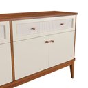 Ver imagem 3 de Balcão de Madeira Maciça 4 Portas e 2 Gavetas Viena Off White