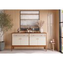 Ver imagem 6 de Balcão de Madeira Maciça 4 Portas e 2 Gavetas Viena Off White
