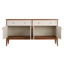 Ver imagem 5 de Balcão de Madeira Maciça 4 Portas e 2 Gavetas Viena Off White