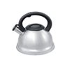 Chaleira em Inox com Apito e Fundo Duplo À Indução Prata - 3