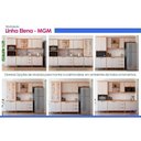 Ver mais imagens de Armário Aéreo Elena 80cm 2 Portas MDF Cinamomo e Off White MGM