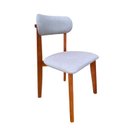Ver imagem 5 de Kit Mesa Preta 90cm & 4 Cadeiras Estofadas Linho Design Elegante