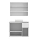Ver imagem 7 de Conjunto de Móveis para Banheiro 80cm Aurora Yescasa Branco