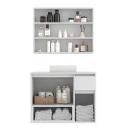 Conjunto de Móveis para Banheiro 80cm Aurora - 2