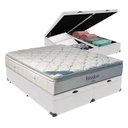Ver imagem 1 de Cama Box com Baú King e Colchão Freedom Ortobom D33 Branco